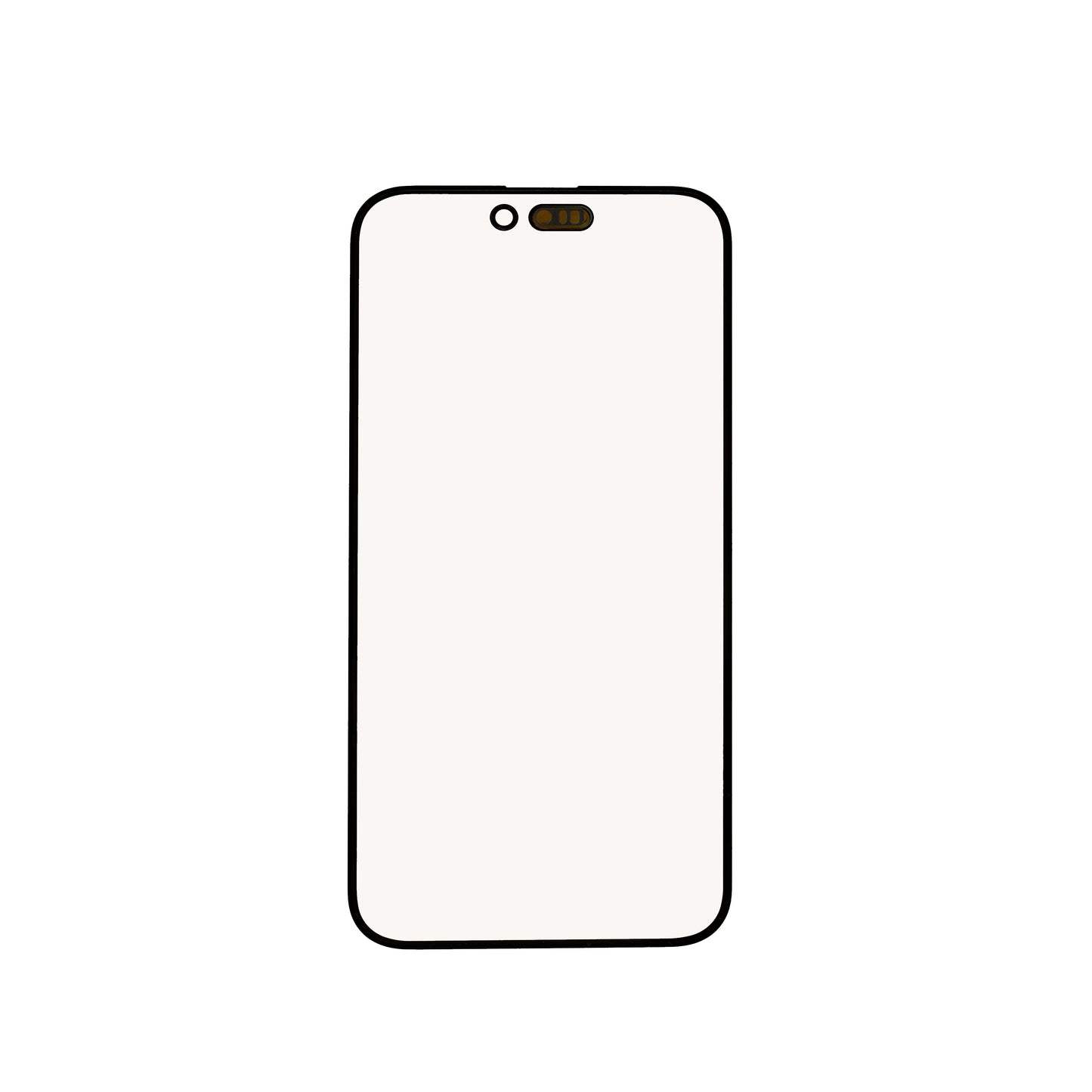 MaxFixin Wrinkle Free OCA Front Glass for iPhone